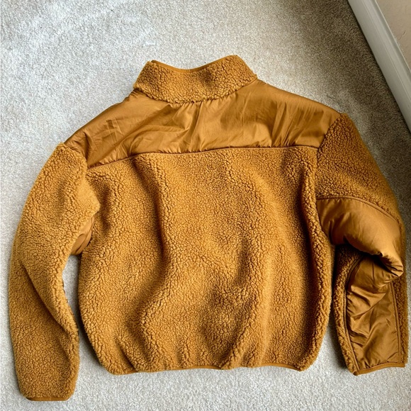 NWT MADEWELL Faux Shearling Half-Zip Pullover - Picture 4 of 4